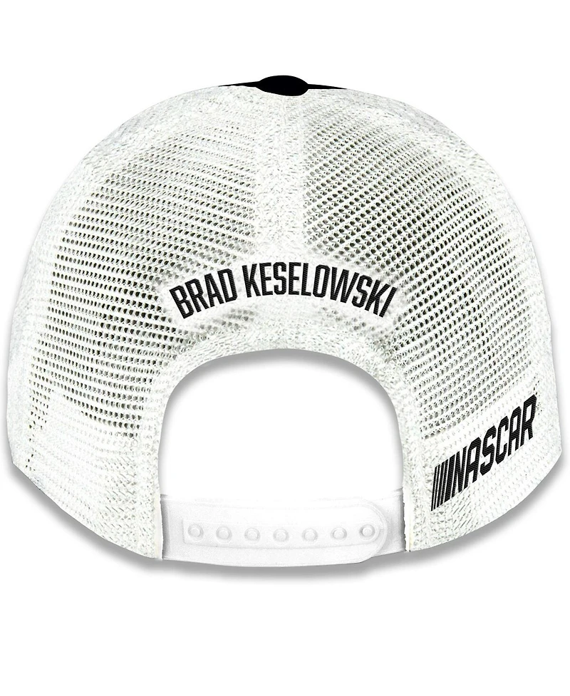 Checkered Flag Sports Men's and Women's Black Brad Keselowski BuildSubmarines.com Sponsor Trucker Adjustable Hat
