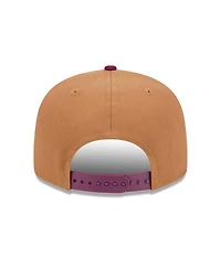 New Era Men's Brown/Purple Los Angeles Angels Color Pack Two-Tone 9FIFTY Snapback Hat