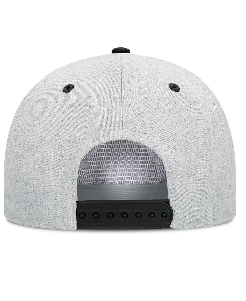 Fanatics Men's Heather Gray/Black Olympic Games Photo Finish Adjustable Hat