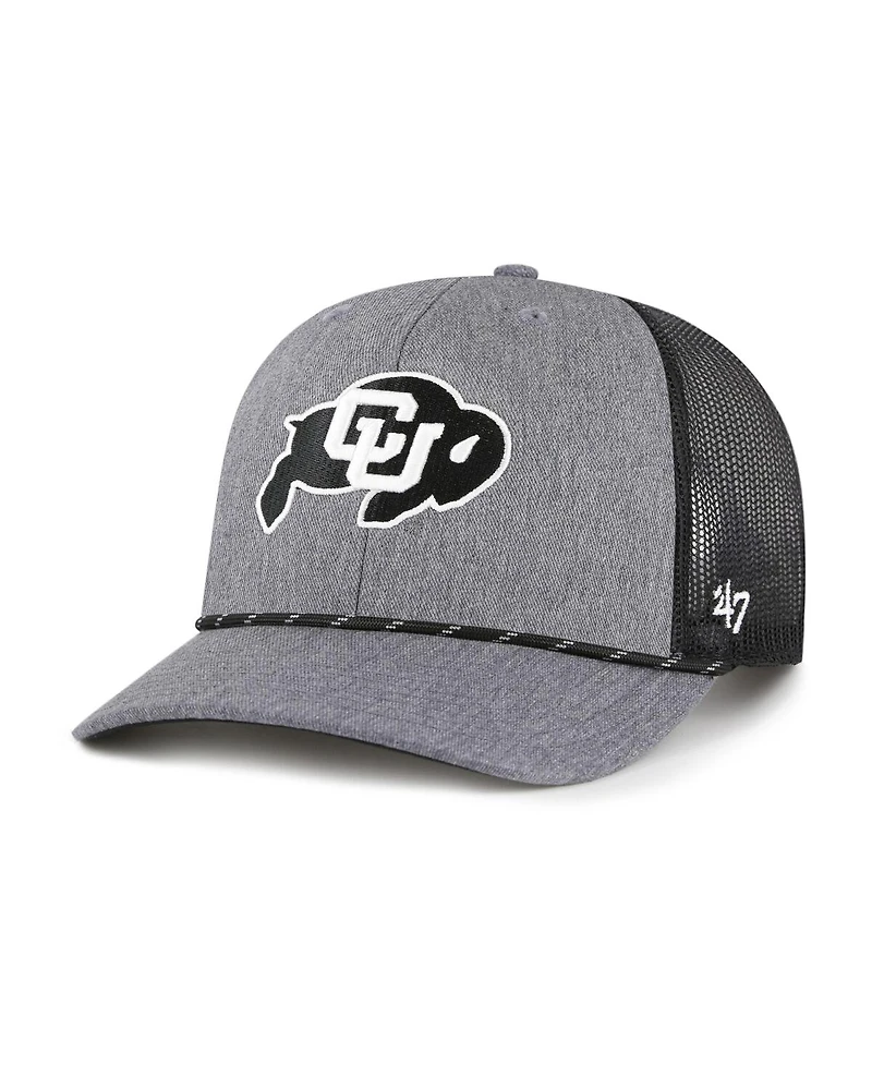 '47 Brand Men's Gray Colorado Buffaloes Carbon Rope Adjustable Hat