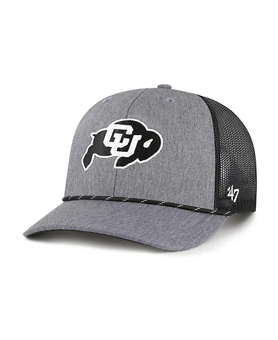 '47 Brand Men's Gray Colorado Buffaloes Carbon Rope Adjustable Hat