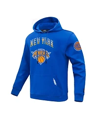 Pro Standard Men's Blue New York Knicks 2024/25 City Edition Pullover Hoodie