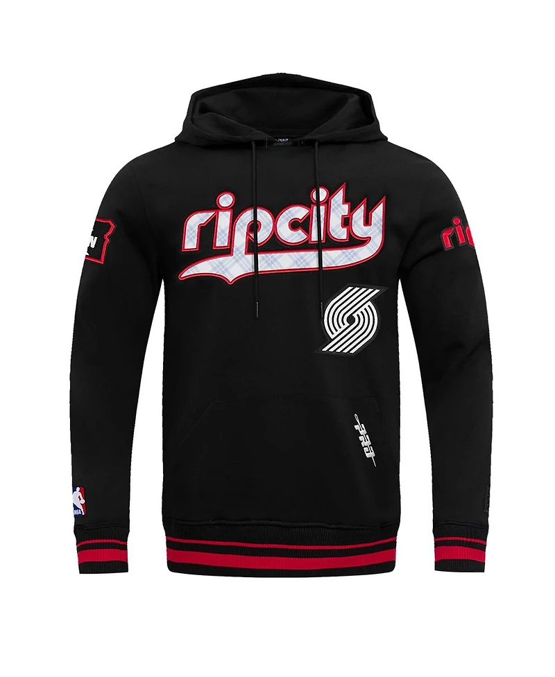 Pro Standard Men's Black Portland Trail Blazers 2024/25 City Edition Pullover Hoodie