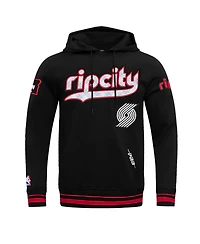 Pro Standard Men's Black Portland Trail Blazers 2024/25 City Edition Pullover Hoodie
