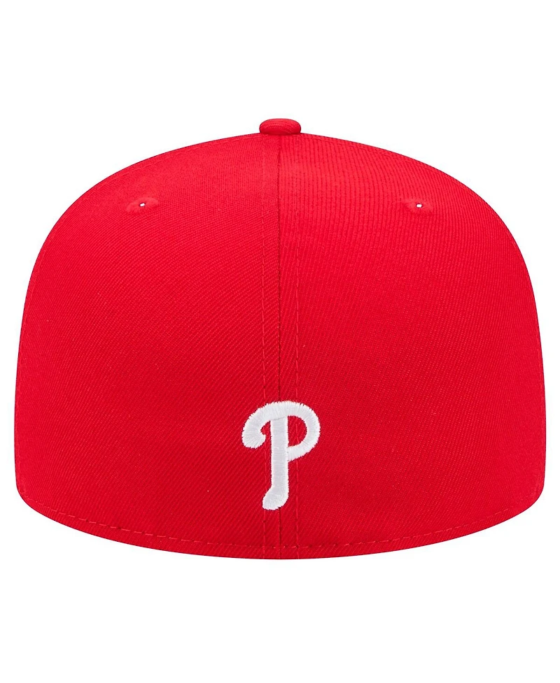 New Era Men's Red Philadelphia Phillies Ransom 59FIFTY Fitted Hat