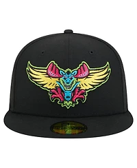 New Era Men's Black Modesto Nuts Copa de la Diversion 59FIFTY Fitted Hat
