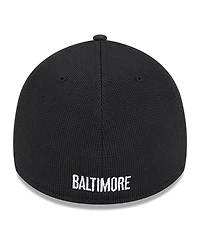 New Era Men's Black Baltimore Orioles City Connect Batting Practice 39THIRTY Flex Hat