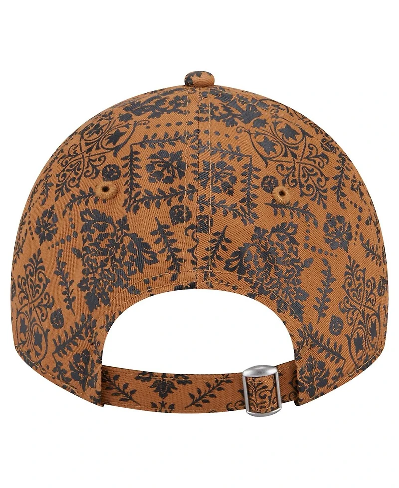 New Era Women's Brown Athletics Vintage Deco 9TWENTY Adjustable Hat