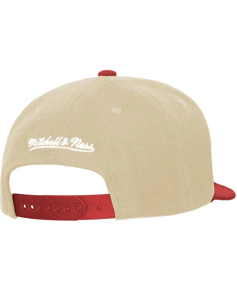 Mitchell & Ness Men's and Women's Cream St. Louis Cardinals Basic Coop Pro Adjustable Hat