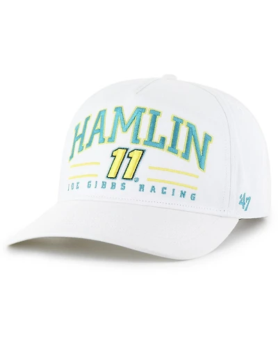 '47 Brand Men's White Denny Hamlin Roscoe Hitch Adjustable Hat