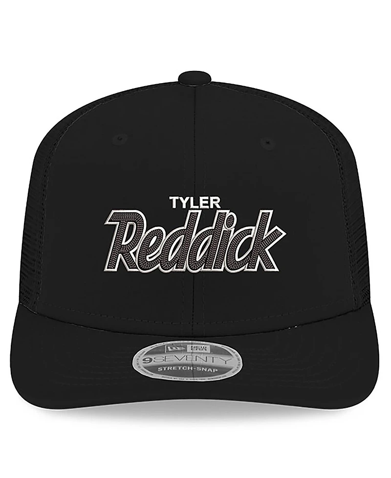 New Era Men's Black Tyler Reddick 9SEVENTY Chain Glow Stretch-Snap Hat