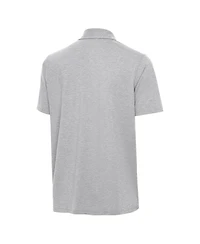 Antigua Men's Heather Gray Philadelphia Eagles Super Bowl Lix Champions Par 3 Polo Shirt