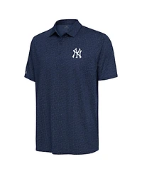 Antigua Men's Navy New York Yankees Blooming Polo Shirt