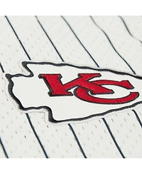 Mitchell & Ness Men's Cream Kansas City Chiefs Final Seconds Vintage Logo Mesh Button-Up Shirt