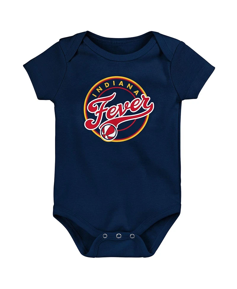 Outerstuff Baby Boys and Girls 3-Piece Indiana Fever Slide Home Creeper Set