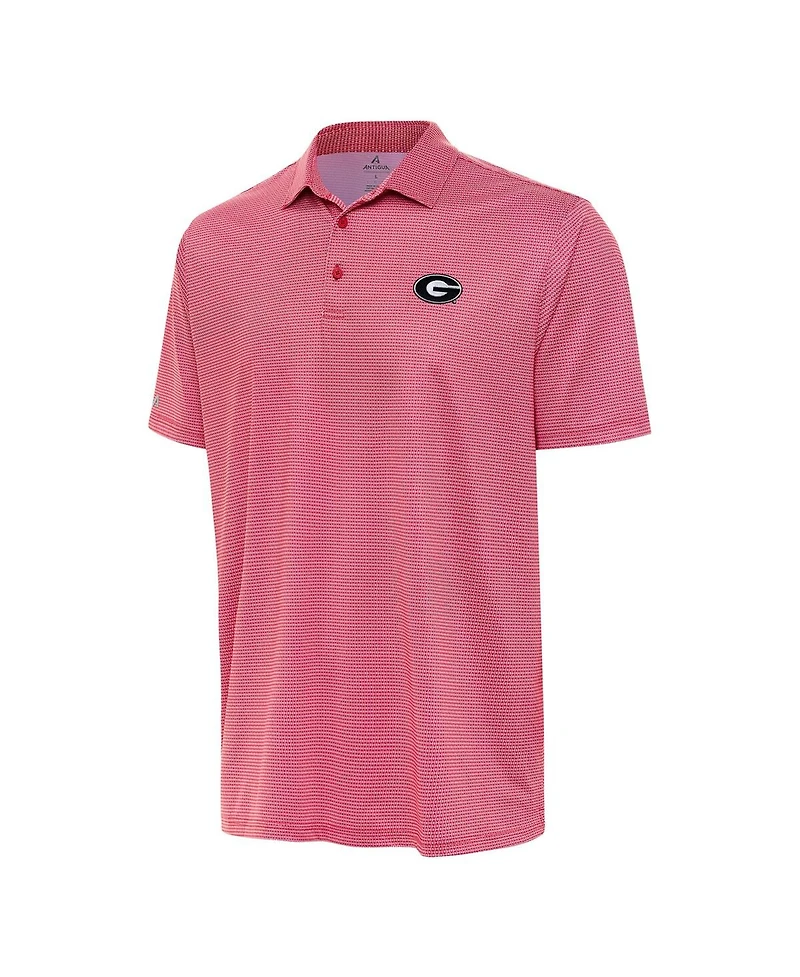 Antigua Men's Red Georgia Bulldogs Rings Polo Shirt
