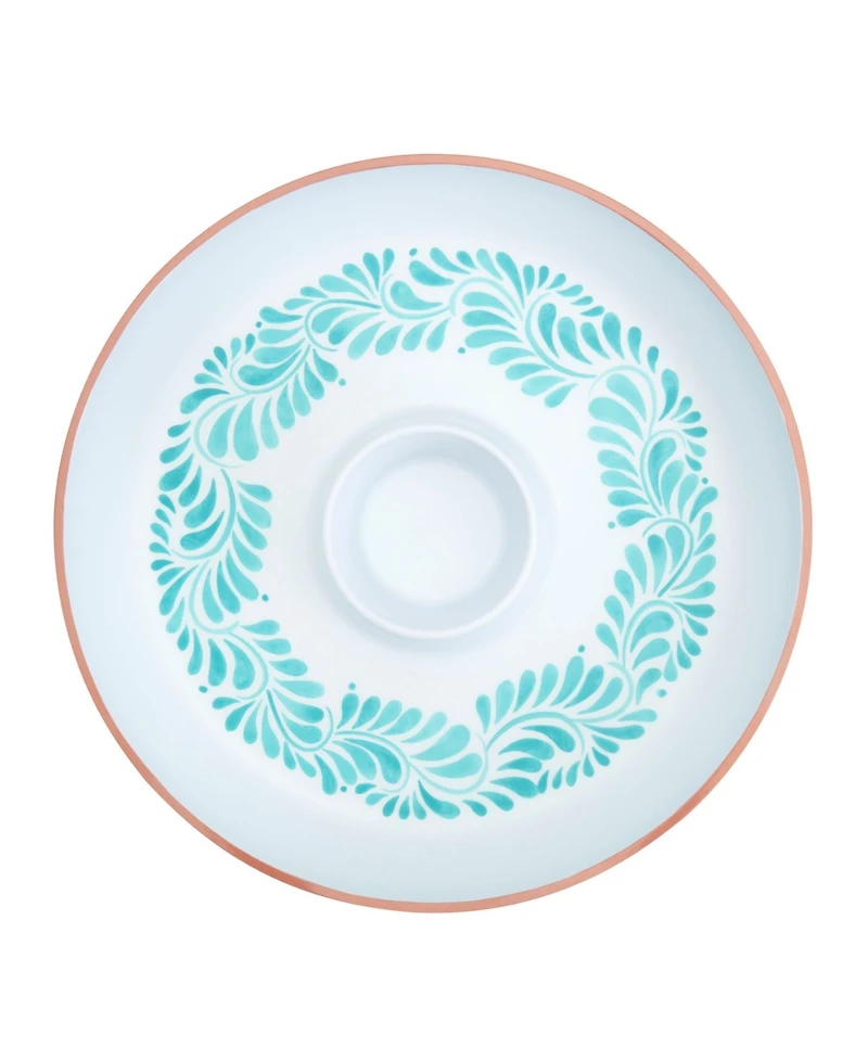 Infuse Melamine Chip & Dip Platter, 16"