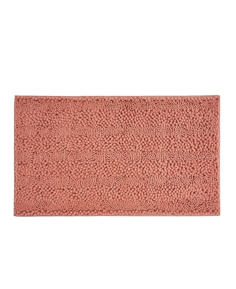 Laura Ashley Astor Chenille Bath Mat, 27" x 45"