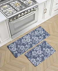 Laura Ashley Iris Anti-Fatigue 2-Pc. Wellness Mats