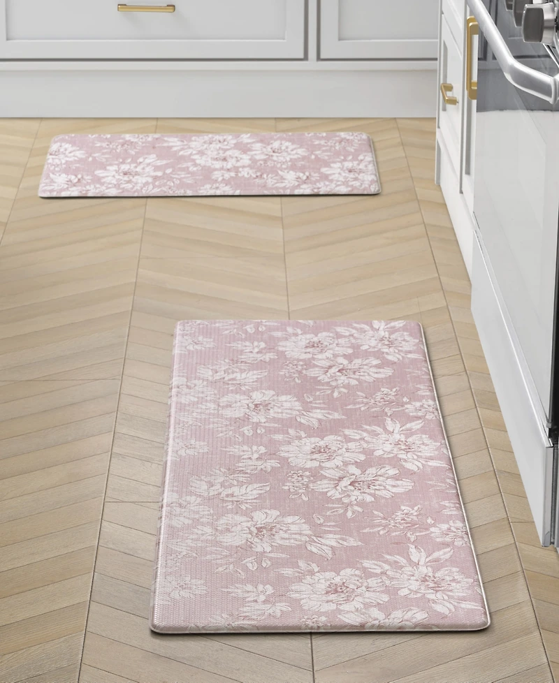 Laura Ashley Iris Anti-Fatigue 2-Pc. Wellness Mats
