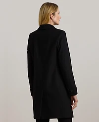 Lauren Ralph Petite Notched-Collar Walker Coat