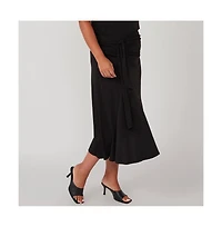 Estelle Octavia Faux-Wrap Skirt