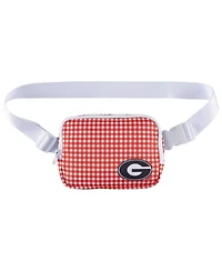 ZooZatz Georgia Bulldogs Gingham Fanny Pack