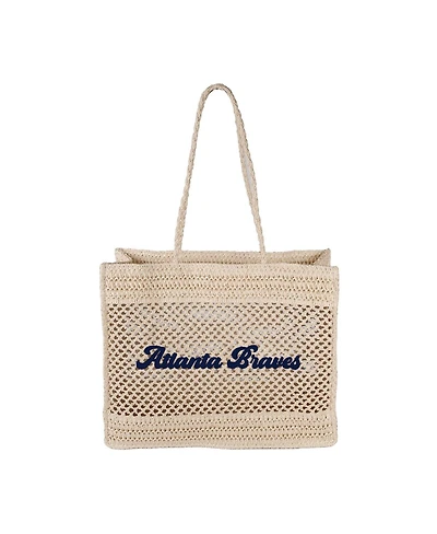 Logo Brands Atlanta Braves Coastal Tote Bag