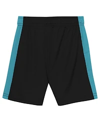 Nike Little Boys and Girls 2-Piece Black/Teal Miami Marlins 2025 City Connect Shirt Shorts Set