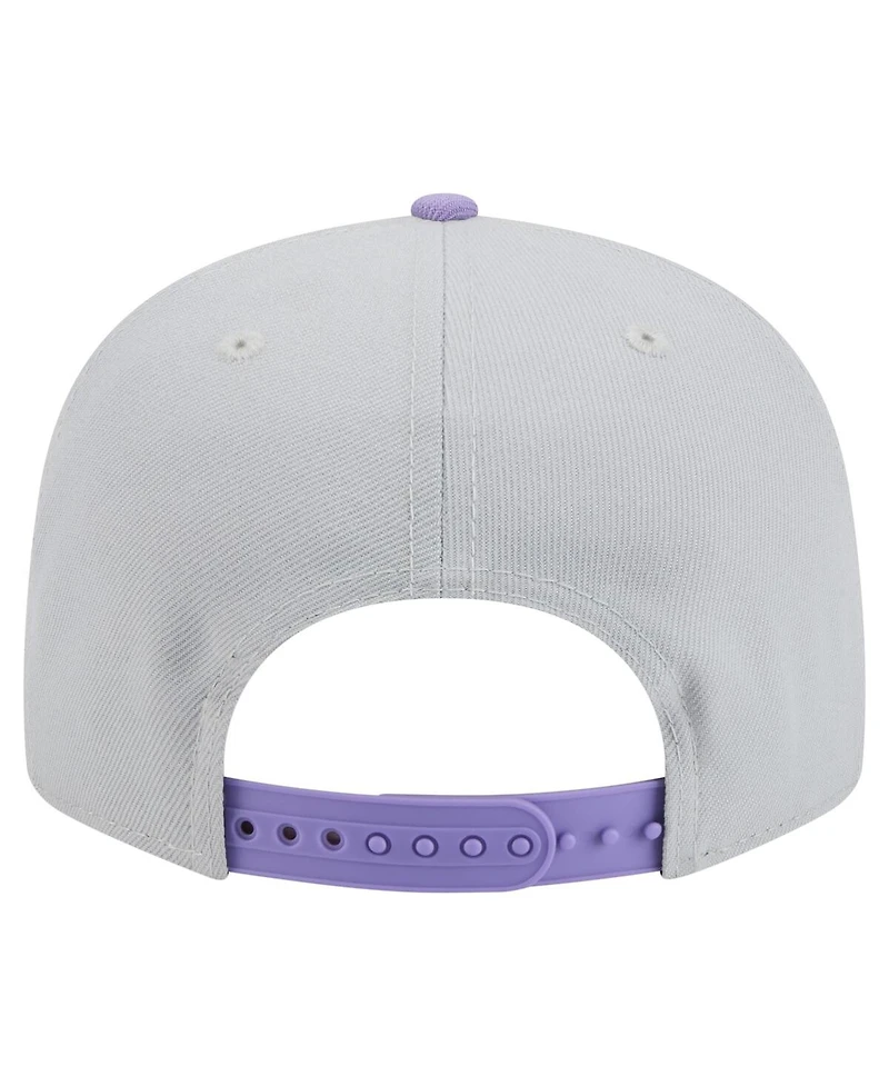 New Era Men's Gray/Light Purple Space Jam: A New Legacy Two-Tone 9FIFTY Snapback Hat