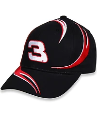 Checkered Flag Sports Men's Black/Red Dale Earnhardt Good Wrench Swirl Adjustable Hat