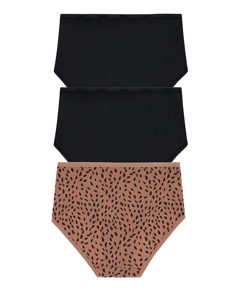 Dkny Women's Micro Brief Underwear 3 Pack