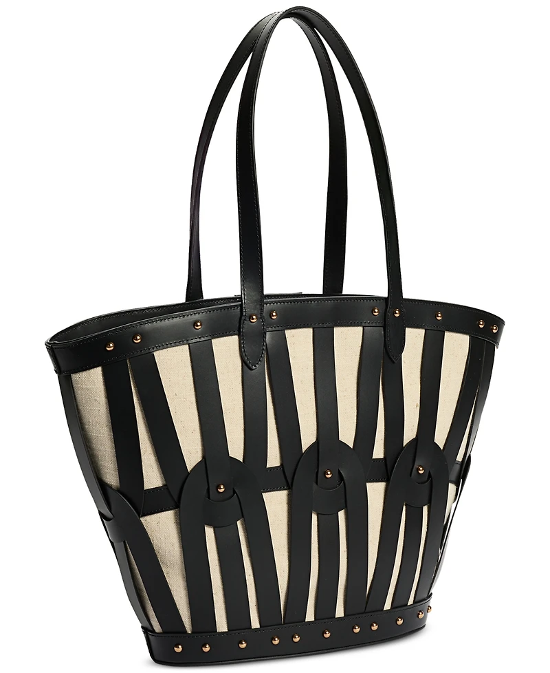Sam Edelman Bay Extra Large Dye Cut Leather Tote Bag