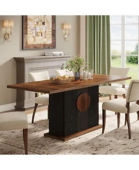 Tribesigns 55" Rectangular Dining Table for 4 to 6 People, Room & Living