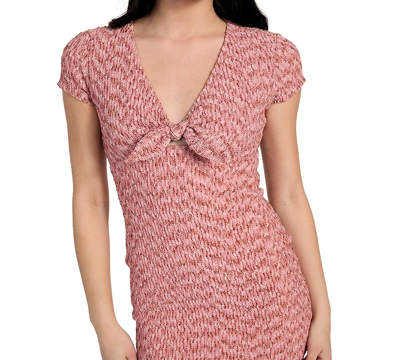 Guess Women's Naleny Tie-Front Bodycon Dress