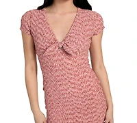 Guess Women's Naleny Tie-Front Bodycon Dress