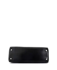Pre-Owned Hermes Kelly 32 Handbag Black Box Calf with Palladium Hardware