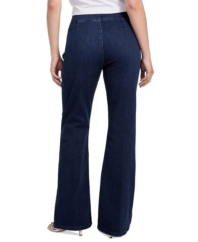 Guess Women's Sexy High Rise Pull-On Flare Leg Jeans