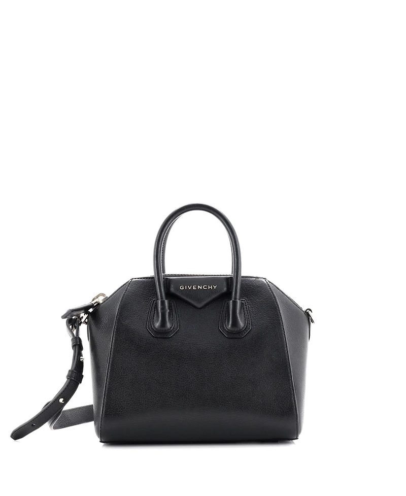 Pre-Owned Givenchy Mini Antigona Bag Leather