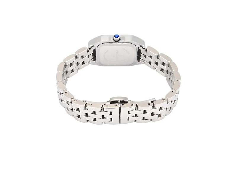 Peugeot Womens 20x22mm Silver-Tone Panther Link Bracelet Watch