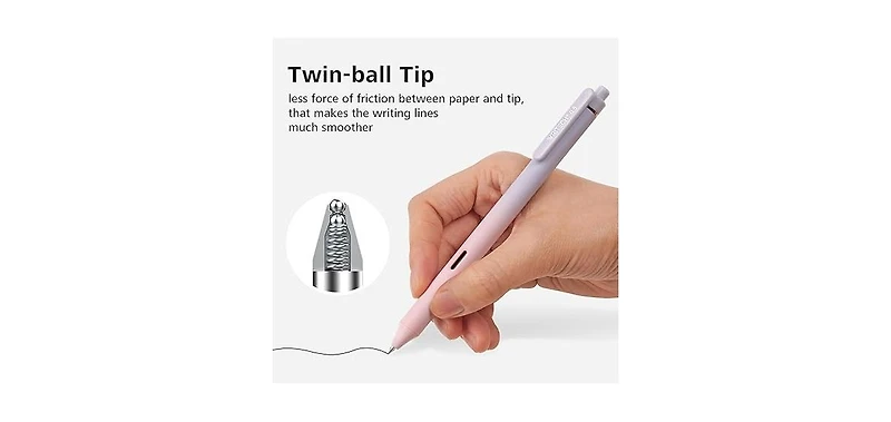 Writech Black Ink Pens - 8CT