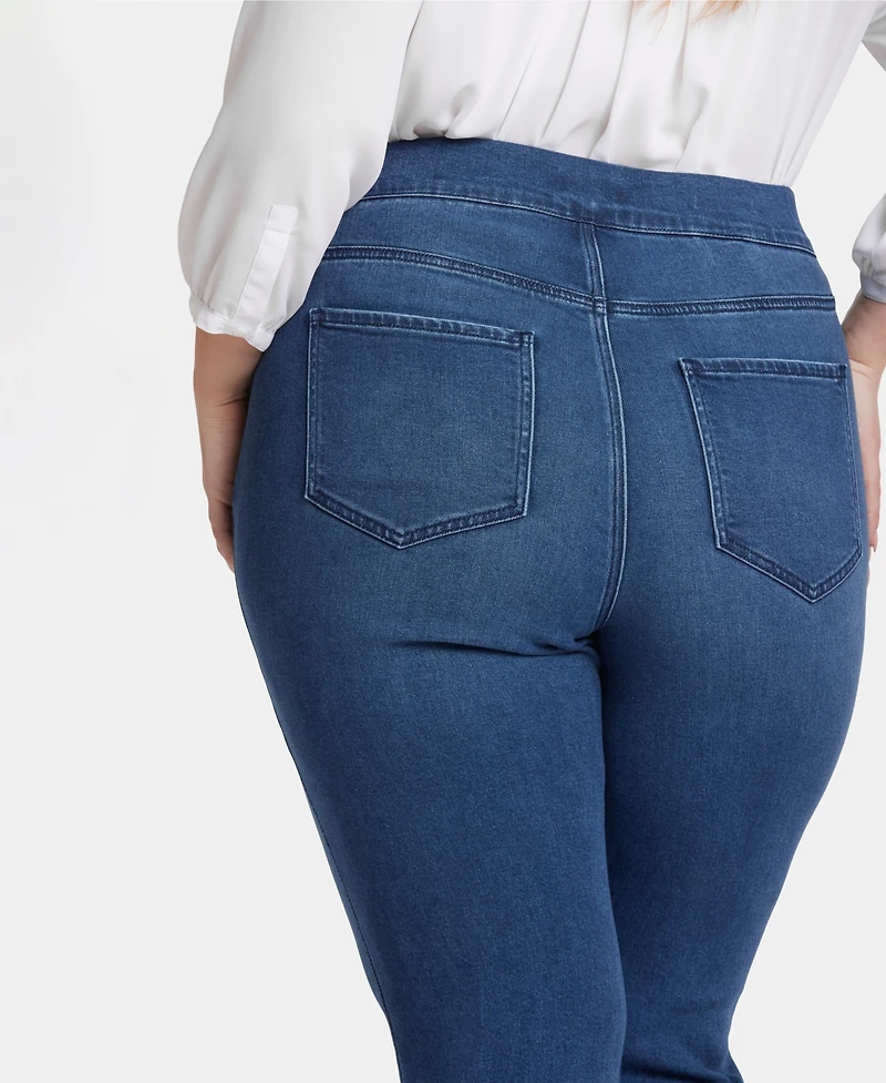 Nydj Plus Dakota Crop Pull-On Jeans