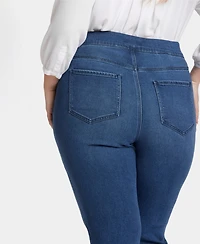 Nydj Plus Dakota Crop Pull-On Jeans