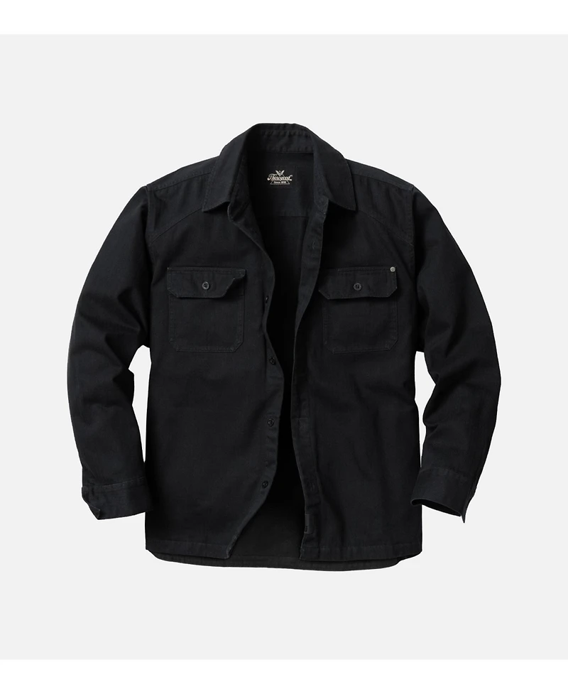 Thorogood Men's Stone Wash Herringbone Button Up Overshirt