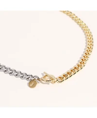 Mixed Metal Two-Tone Necklace