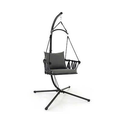 Hanging Swing Hammock Chair Porch Swing with Stand