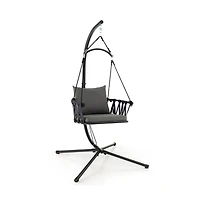 Hanging Swing Hammock Chair Porch Swing with Stand