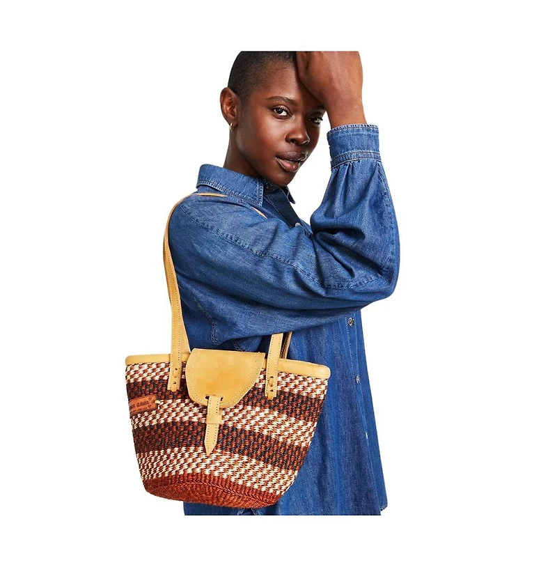 Waves on Earth Handmade Sisal Tote Bag