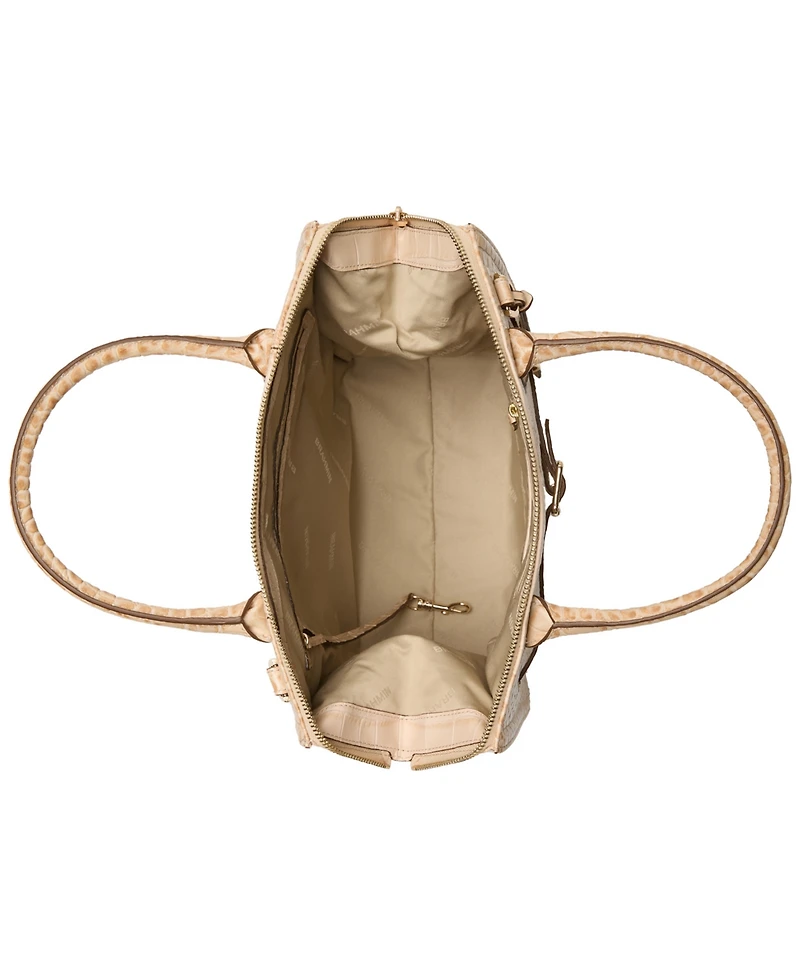 Brahmin Caroline Pagosa Leather Satchel