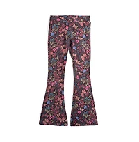 Mightly Toddler Girls Fair Trade Organic Cotton Flare Leggings Yoga Pant